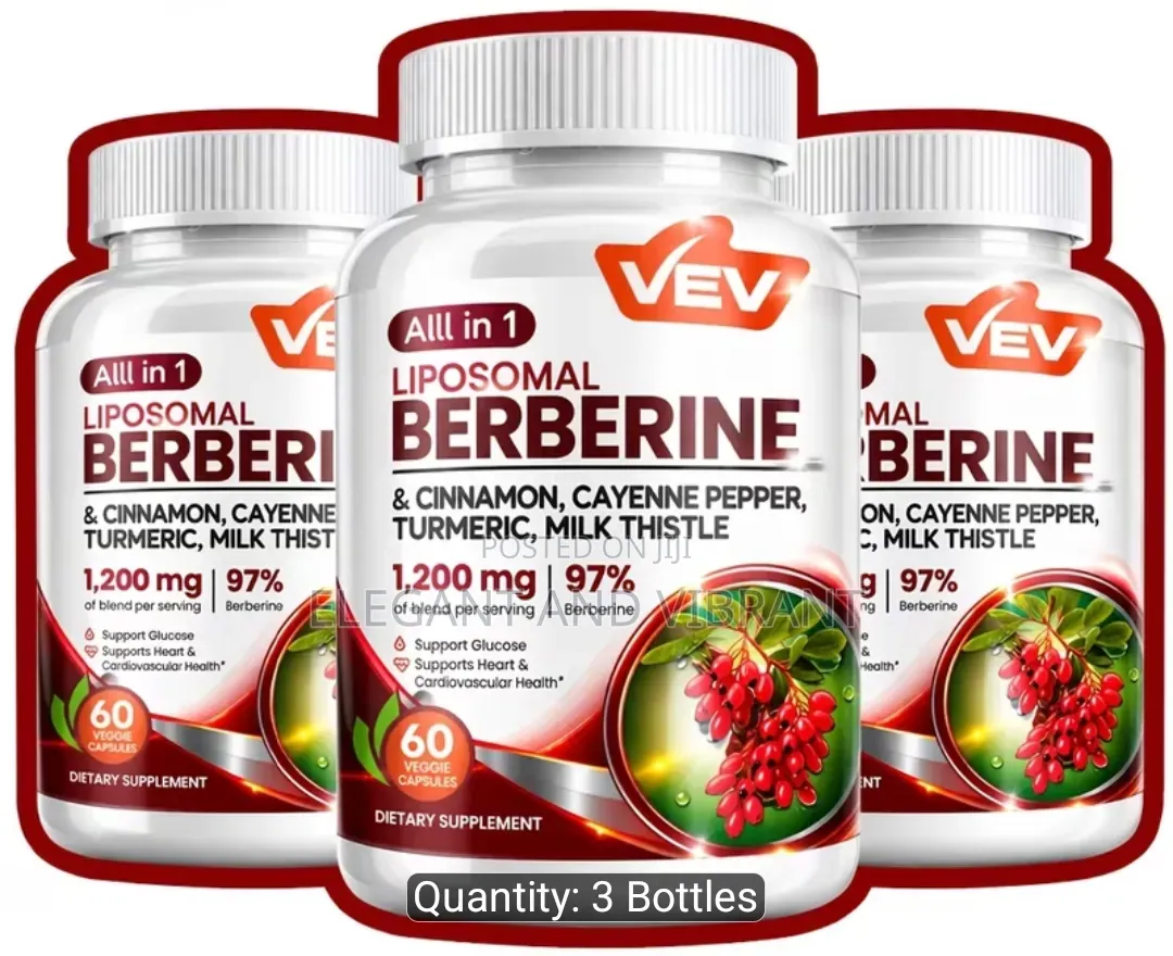 Berbrine Complex With Cinnamon, Cayenne Pepper,Tumeric & Milk Thistle