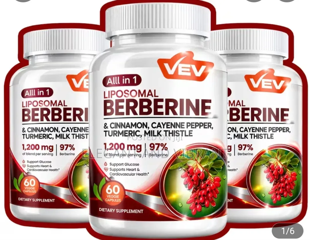 Berbrine Complex With Cinnamon, Cayenne Pepper,Tumeric & Milk Thistle
