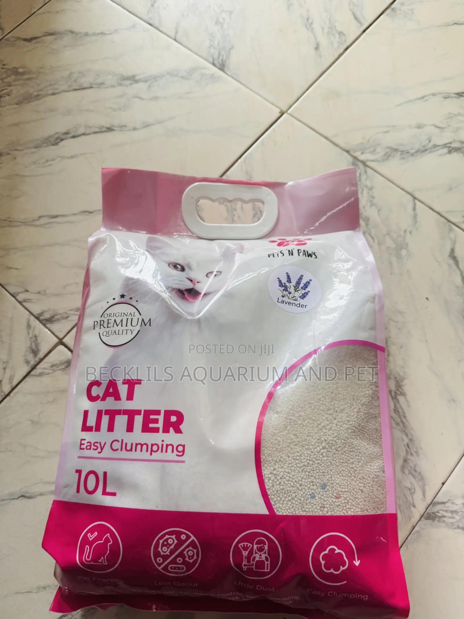 Clamping Catlitter Sand