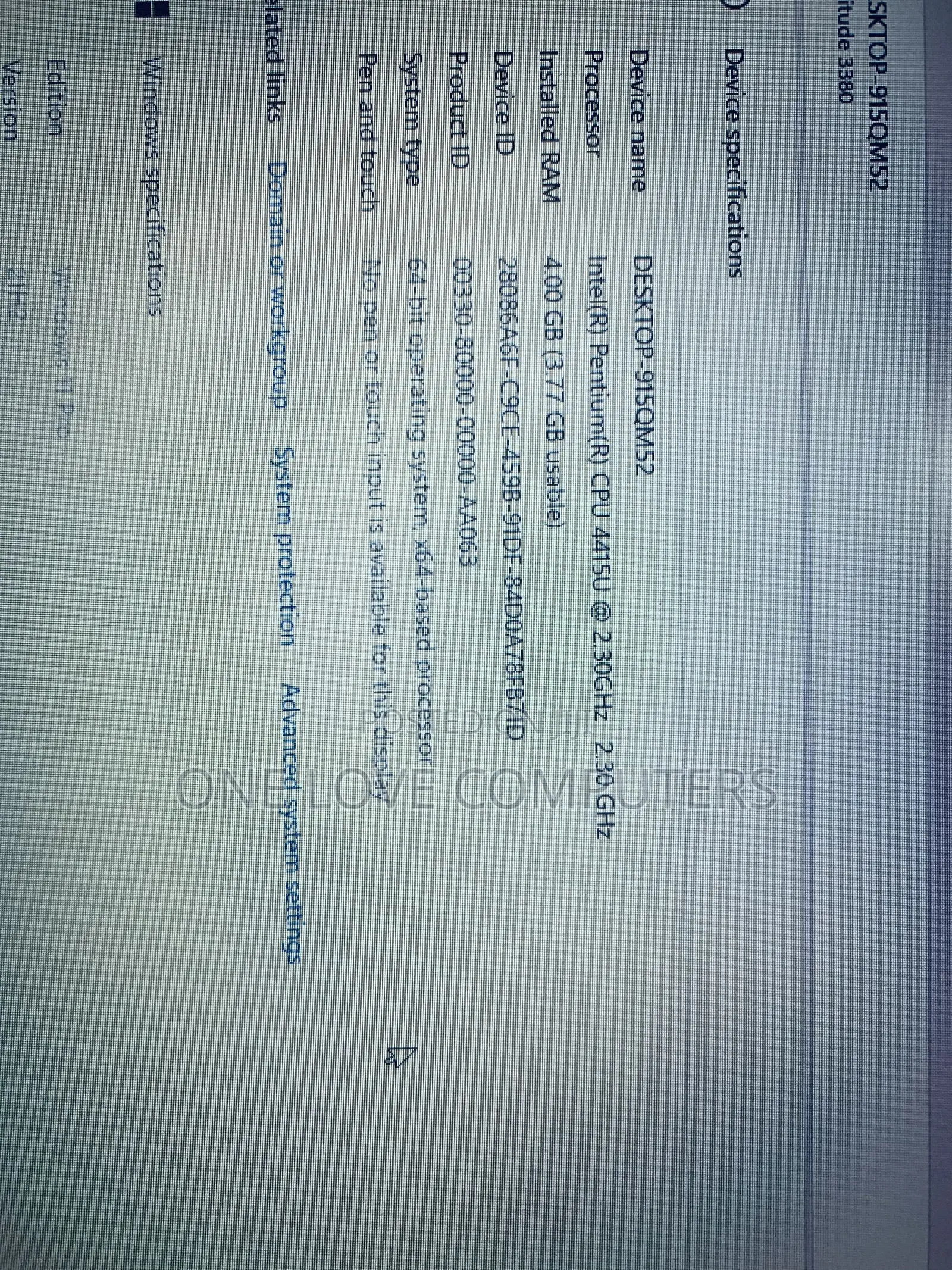 Laptop Dell Latitude 3380 4GB Intel Pentium SSD 128GB