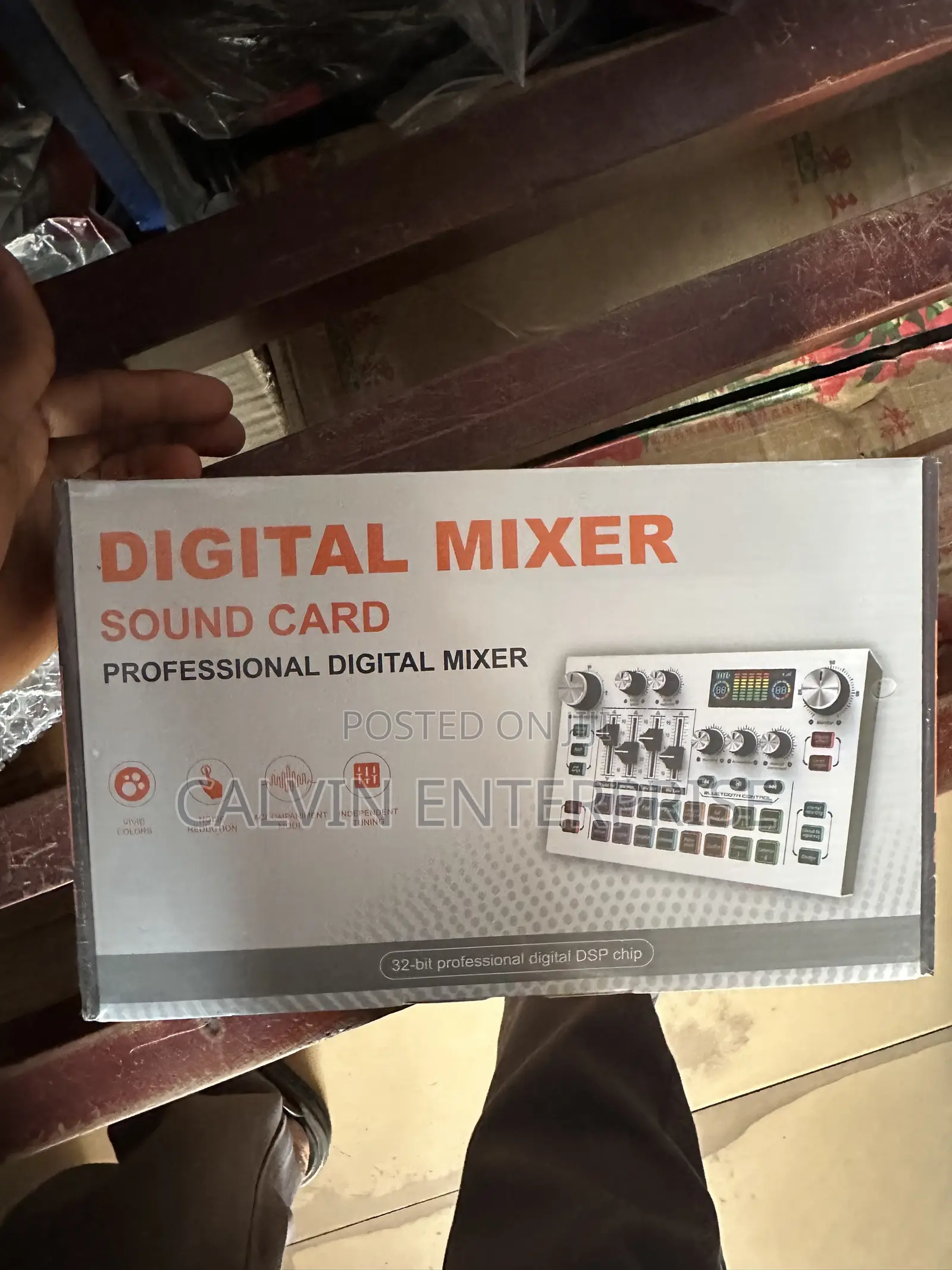 Professional Digital Mixer With Sound