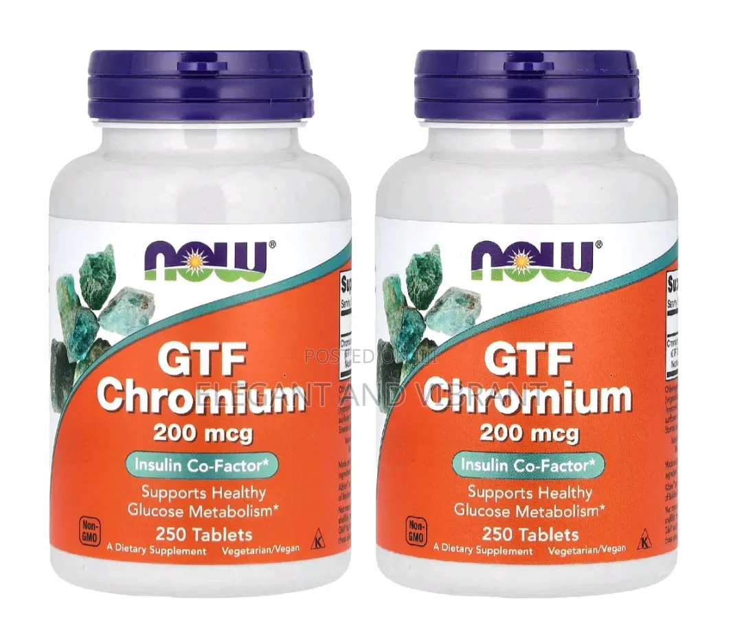 GTF Chromium, 200 McG, 250 Tablets