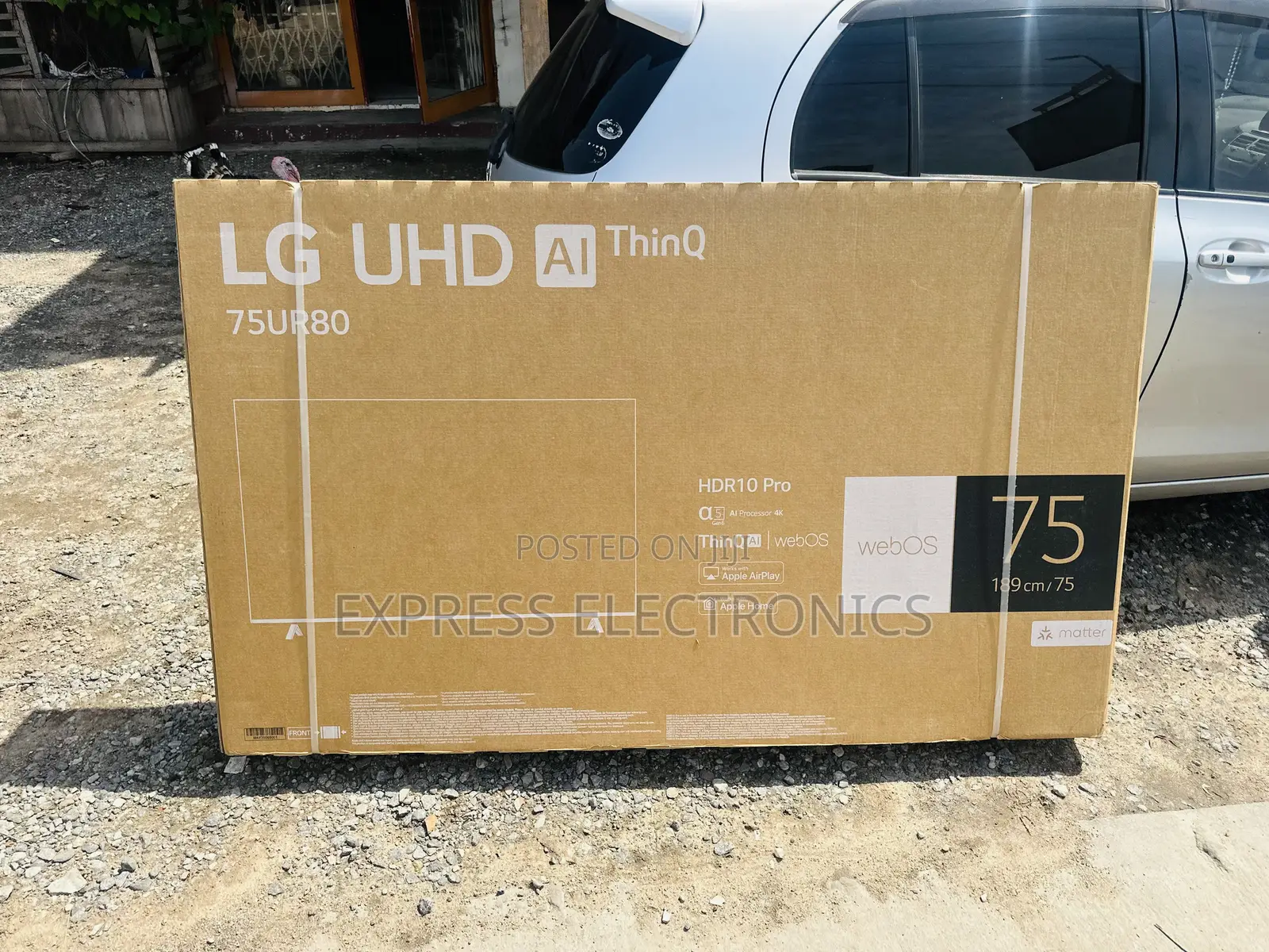 Lovely New LG UHD UR80 75 Inch 4K Smart TV, 2023 75UR80006LJ