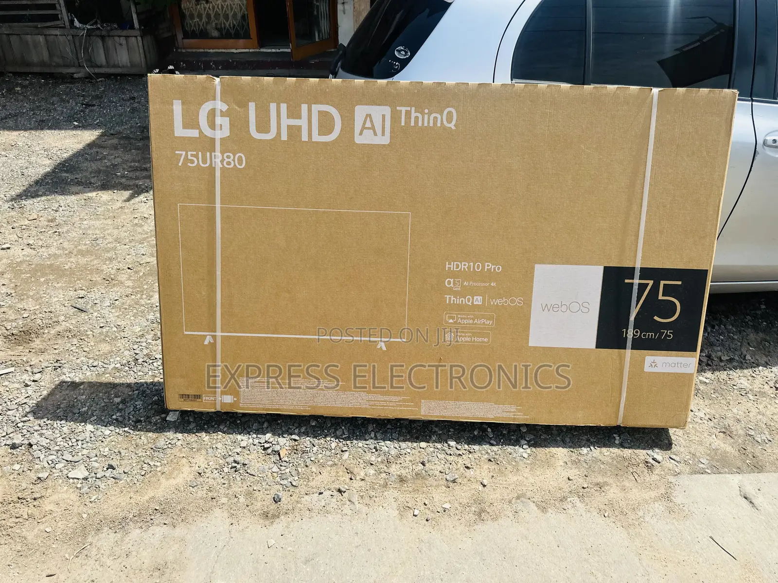 Lovely New LG UHD UR80 75 Inch 4K Smart TV, 2023 75UR80006LJ