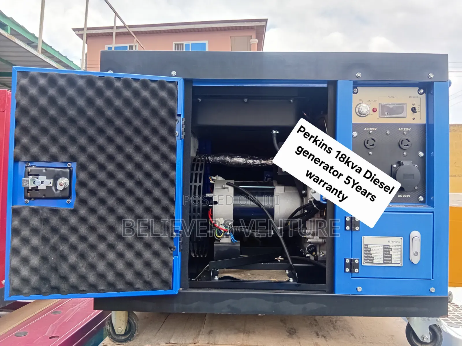 Perkins 18kVA Diesel Generator – Quality Power for Home and Business