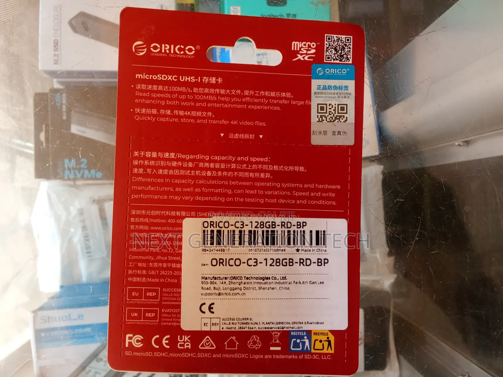 128gb Orico Sd Card