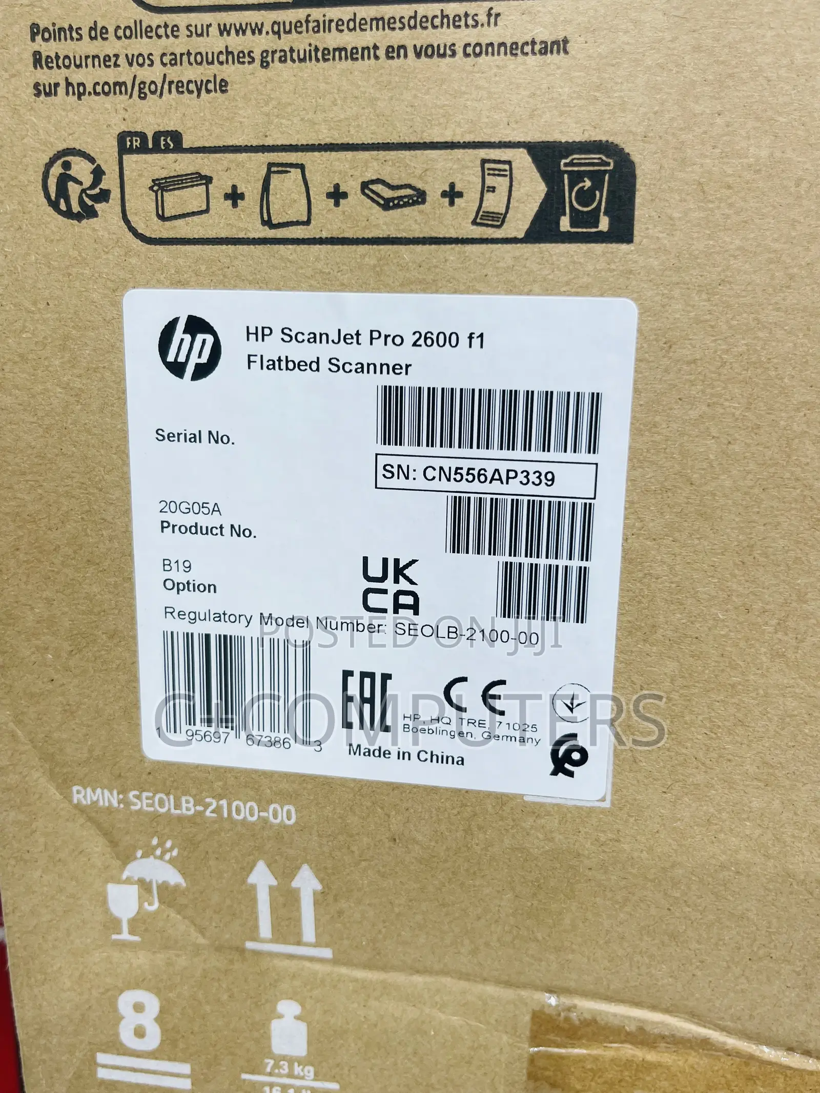 HP ScanJet Pro 2600 F1 Flatbed Scanner