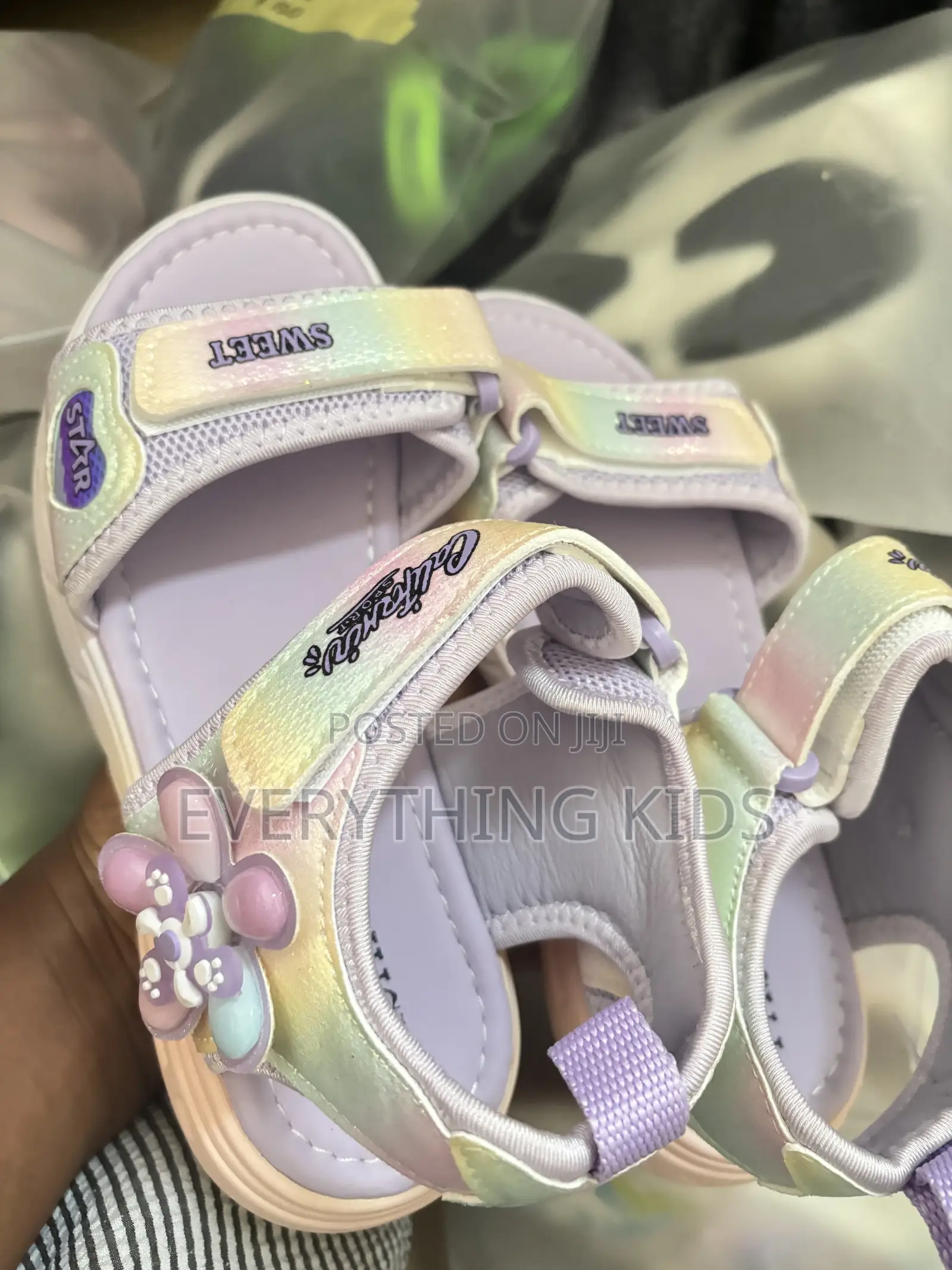 Girls Purple Sandals