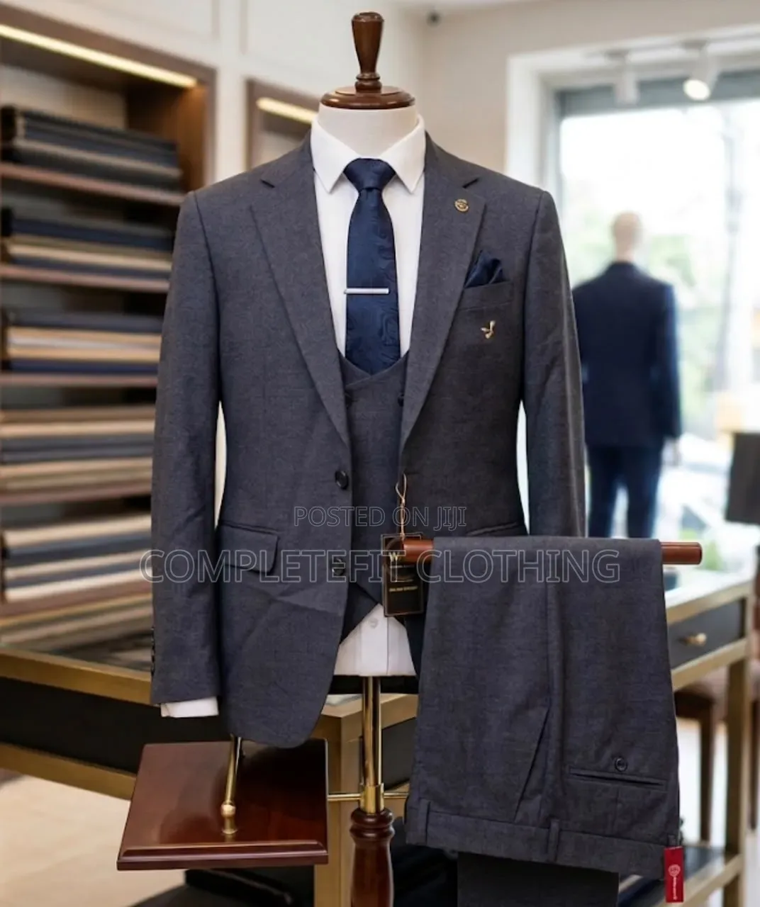 Two Pieces and Three Pieces Suits Available