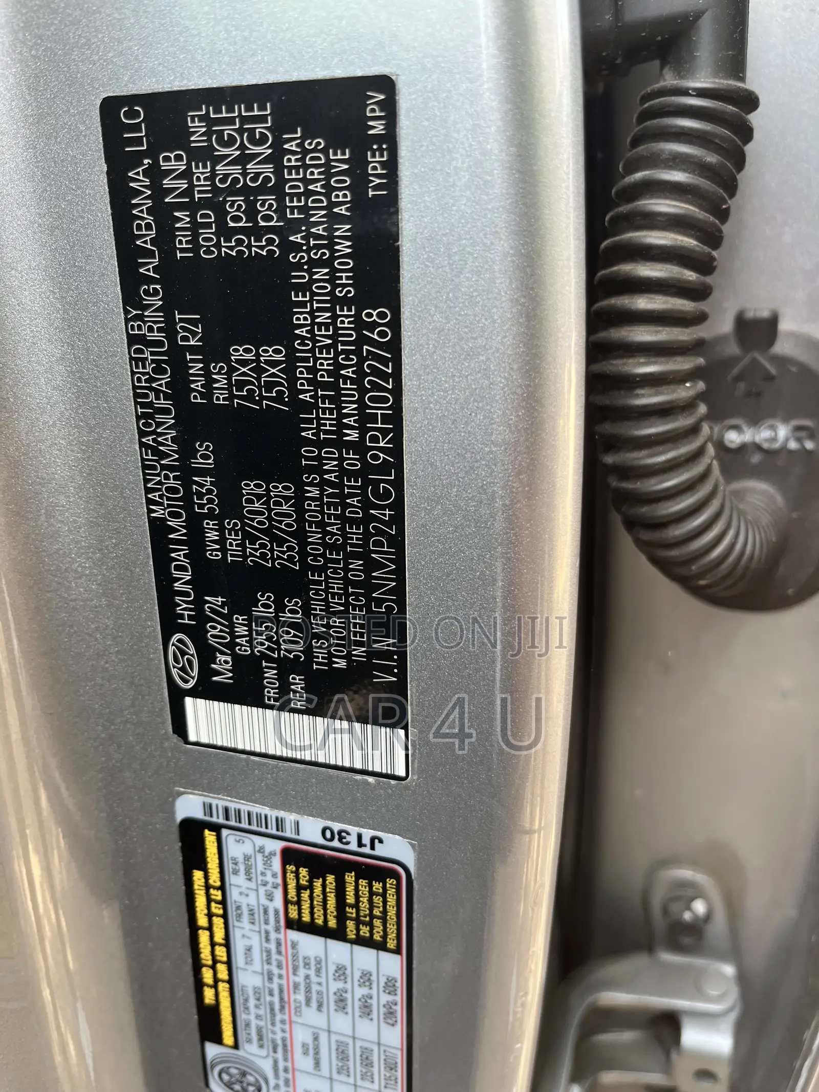 Hyundai Santa Fe 2024 Silver