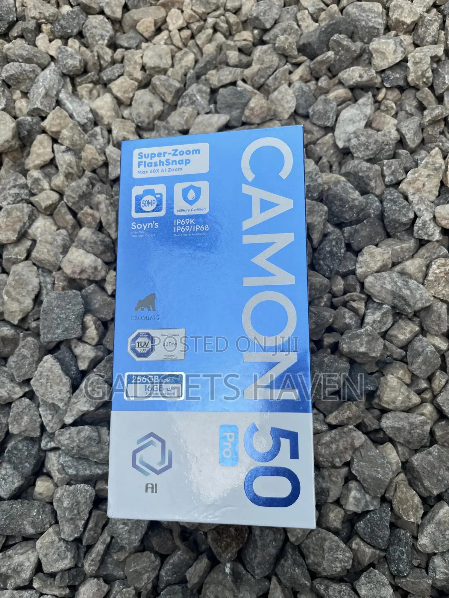 New Tecno Camon 50 Pro 256 GB Blue
