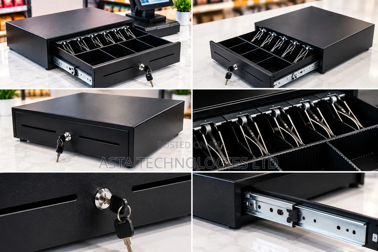 Asta Cash Drawer / Cash Register 6.5kg Big Size