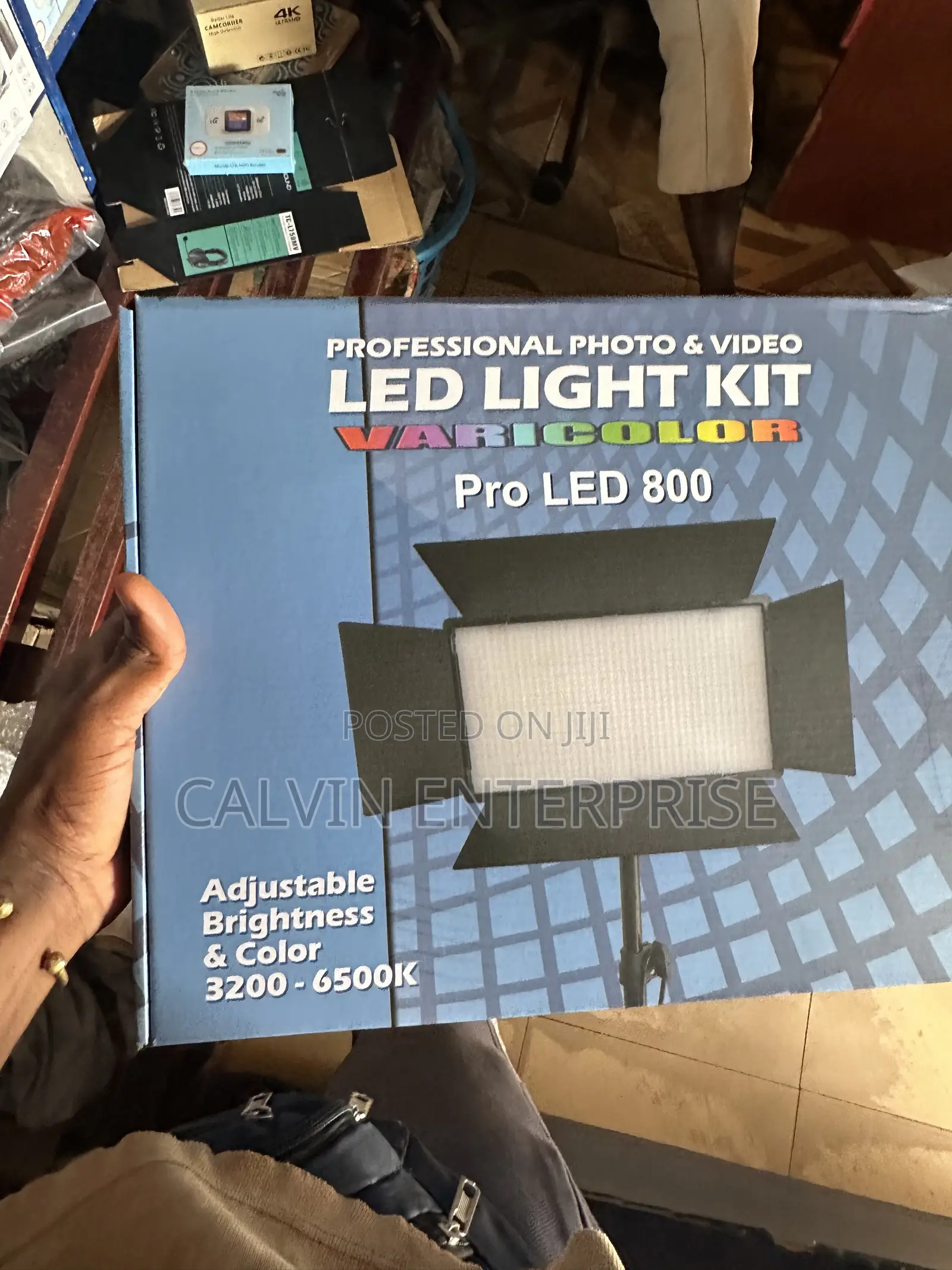 Photo and Video LED Light Kit/ Pro With LED 800, Adjustable Brightness