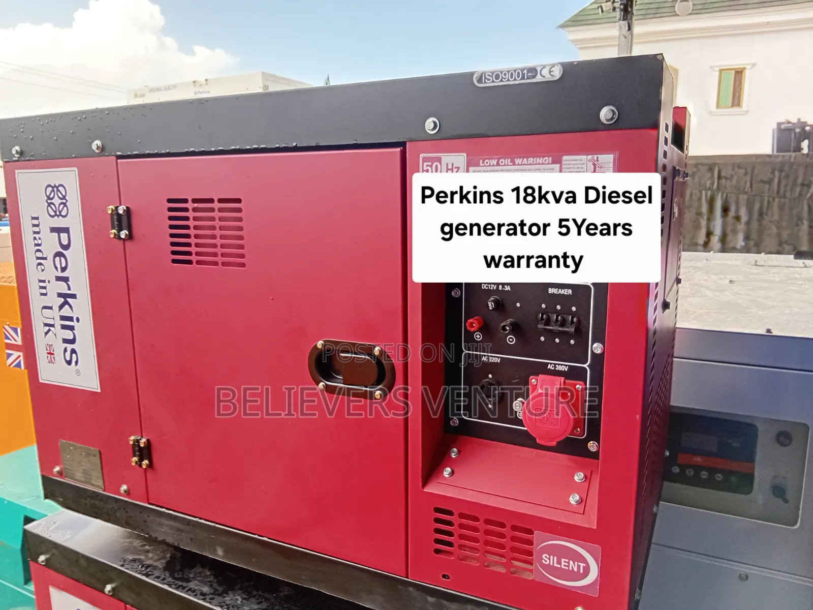 Perkins 18kVA Diesel Generator – Reliable Power That Keeps You Going