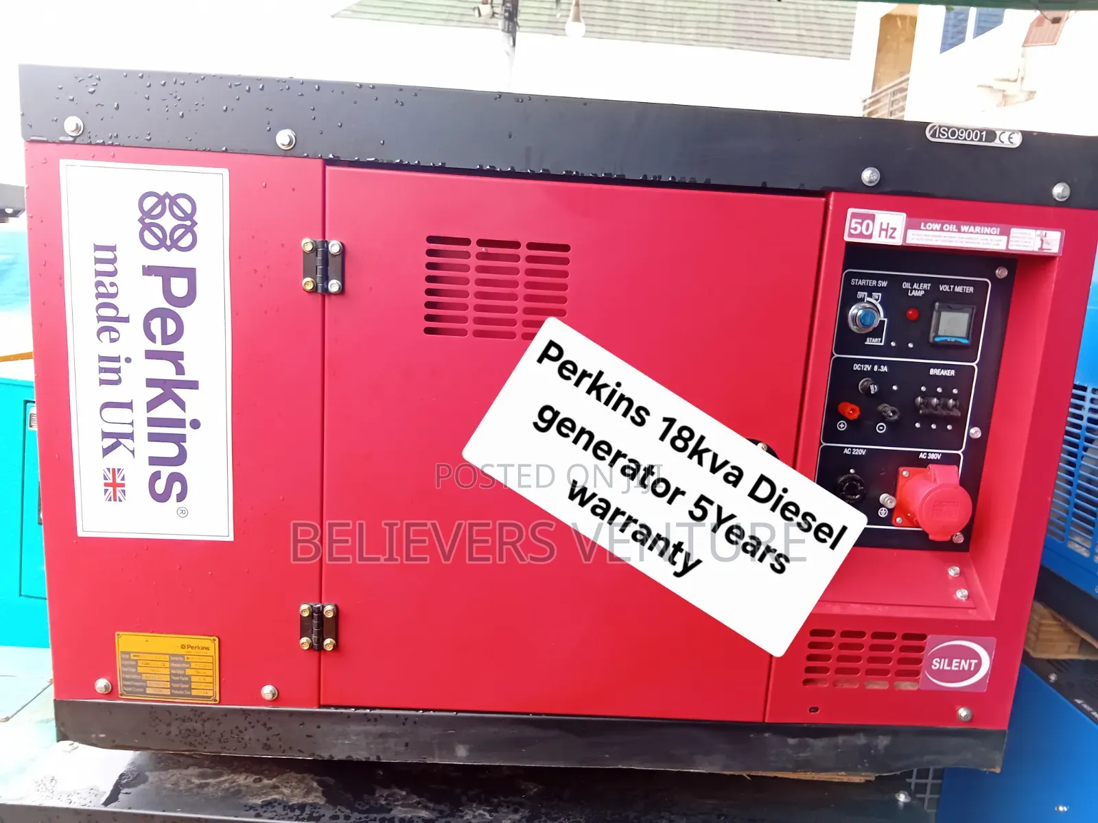Perkins 18kVA Diesel Generator – Your Partner for Constant Electricity