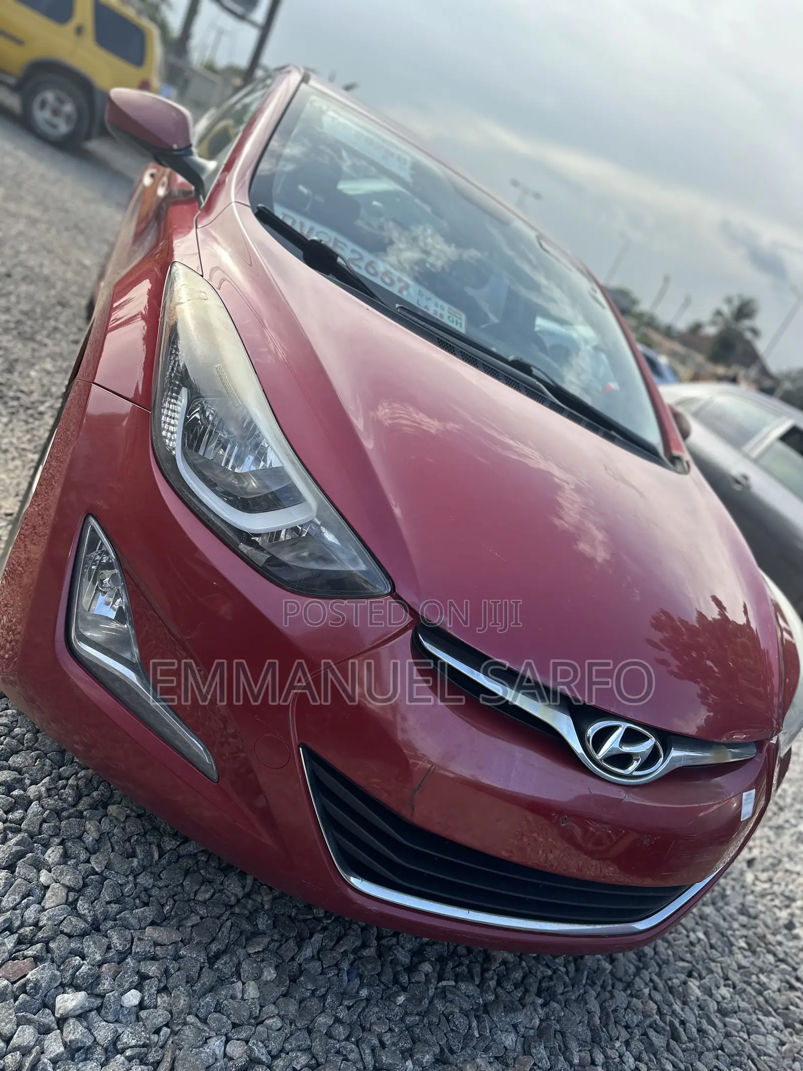 Hyundai Elantra Limited 4dr Sedan (1.8L 4cyl 6A) 2014 Red