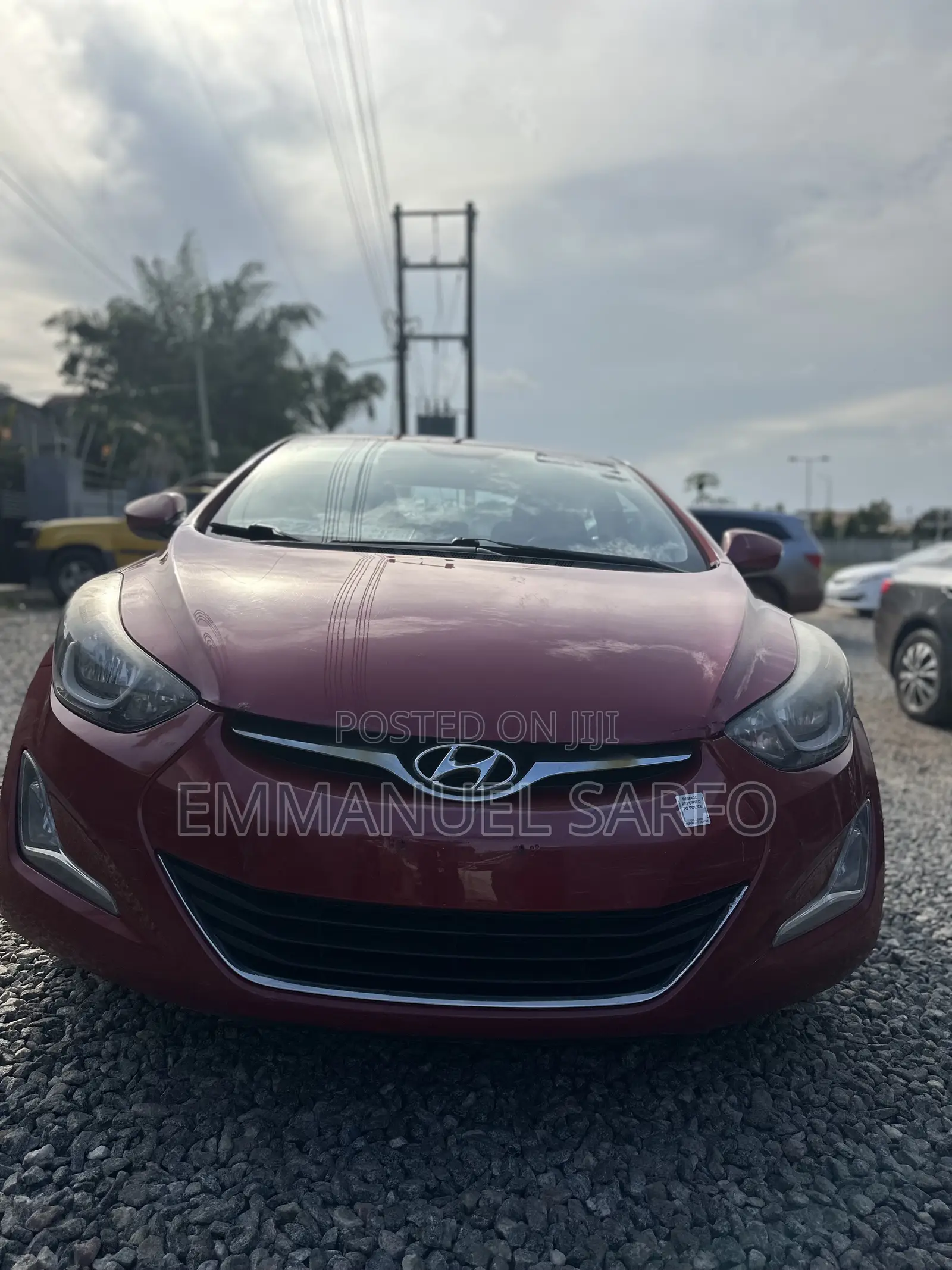Hyundai Elantra Limited 4dr Sedan (1.8L 4cyl 6A) 2014 Red