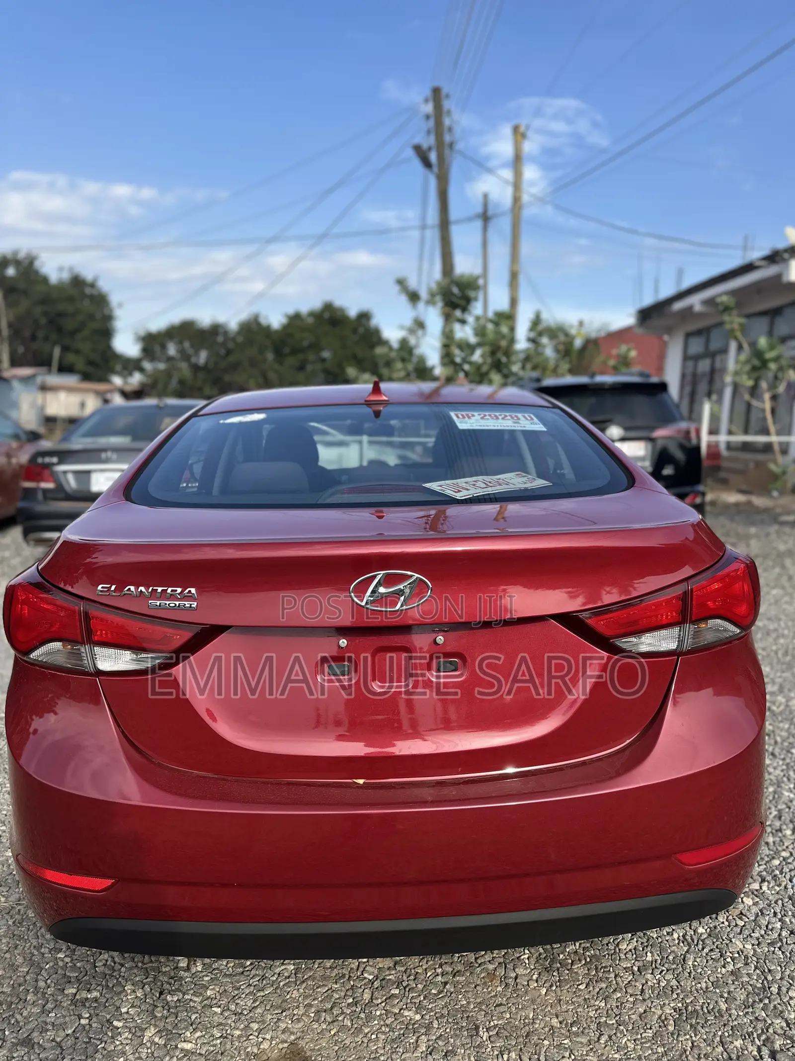 Hyundai Elantra Limited 4dr Sedan (1.8L 4cyl 6A) 2014 Red
