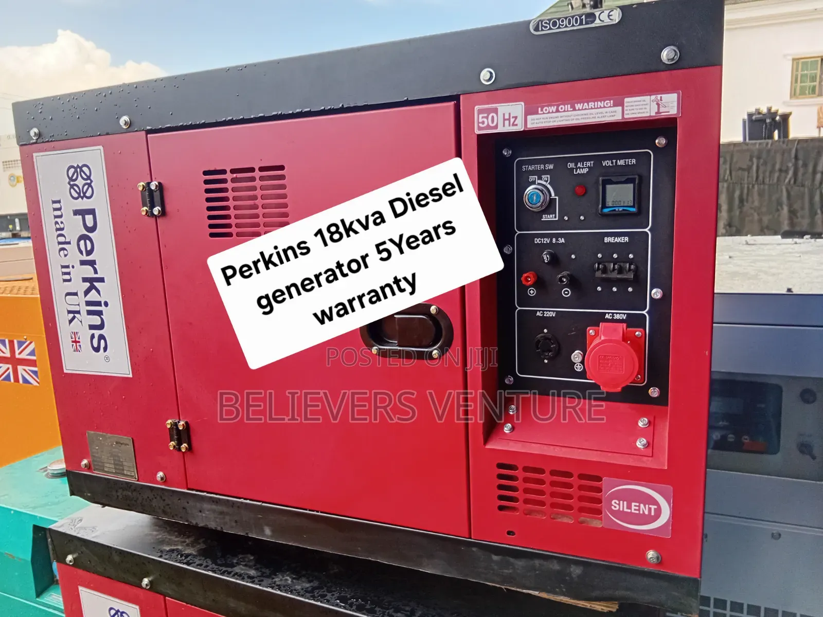 Perkins 18kVA Diesel Generator – Power You Can Count On