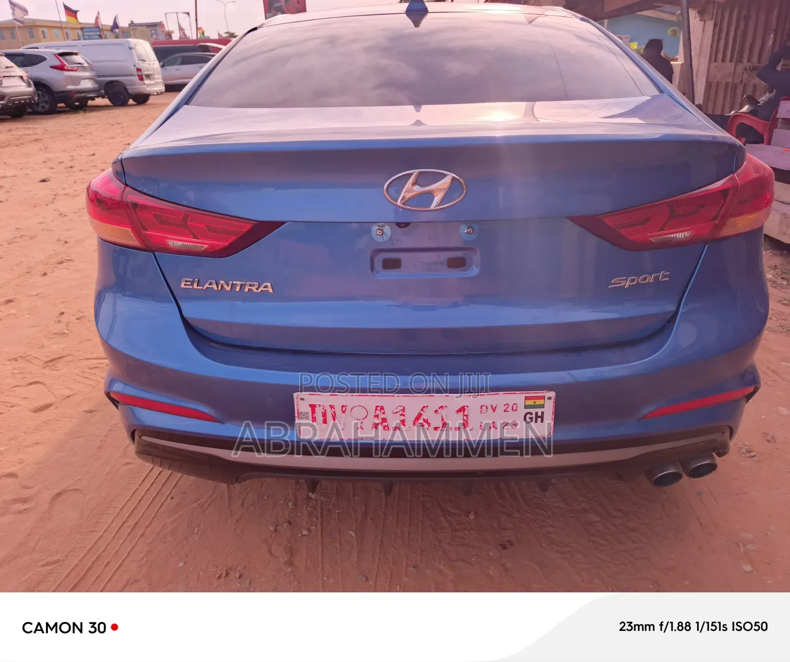 Hyundai Elantra Limited 2018 Blue