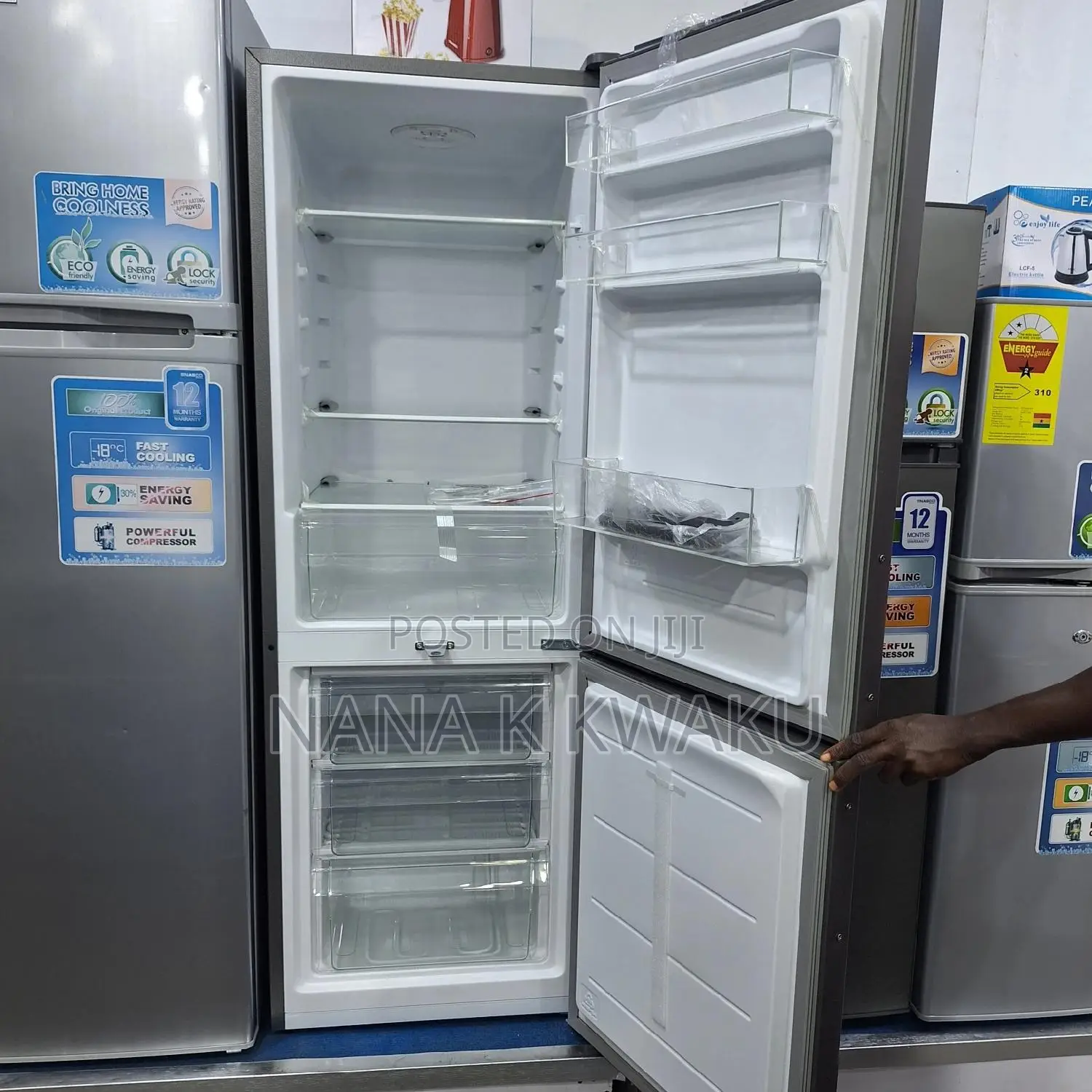 Down Fridge Nasco_nasd2-27 Double_door Fridge_down Freezer