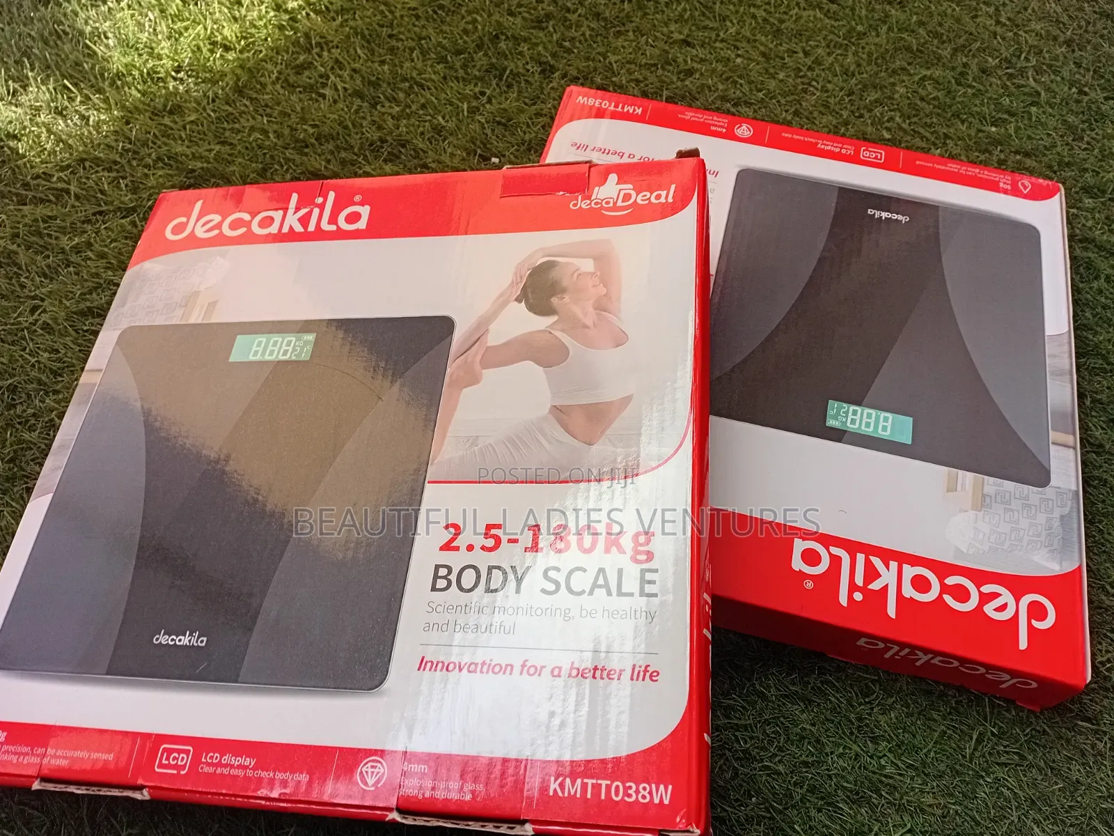 Premium Bathroom Scale for Homes Ues Decakila 2.5_180kg