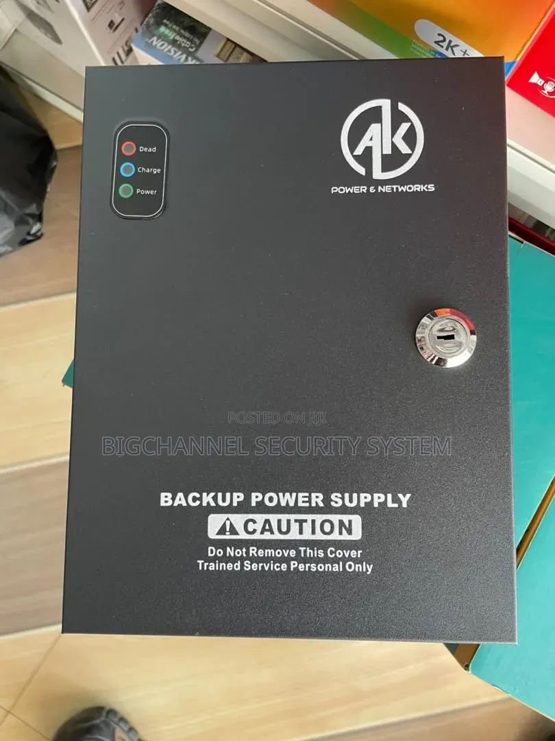 Ak 12v 10a /8ch Backup Stitching Power Supply for CCTV and Electronics