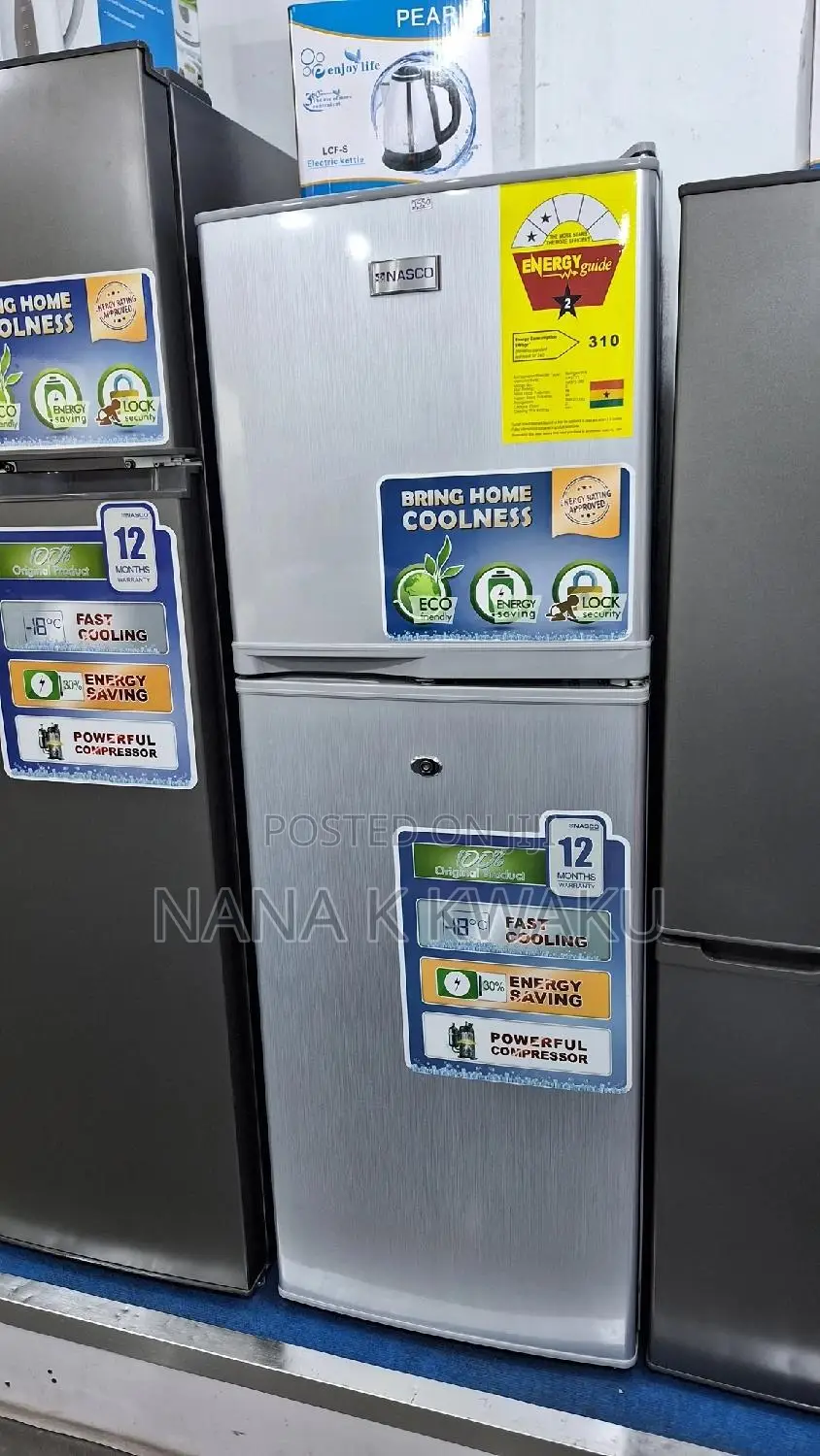Free Kettle Nasco_nasf2-20 Double Door Fridge