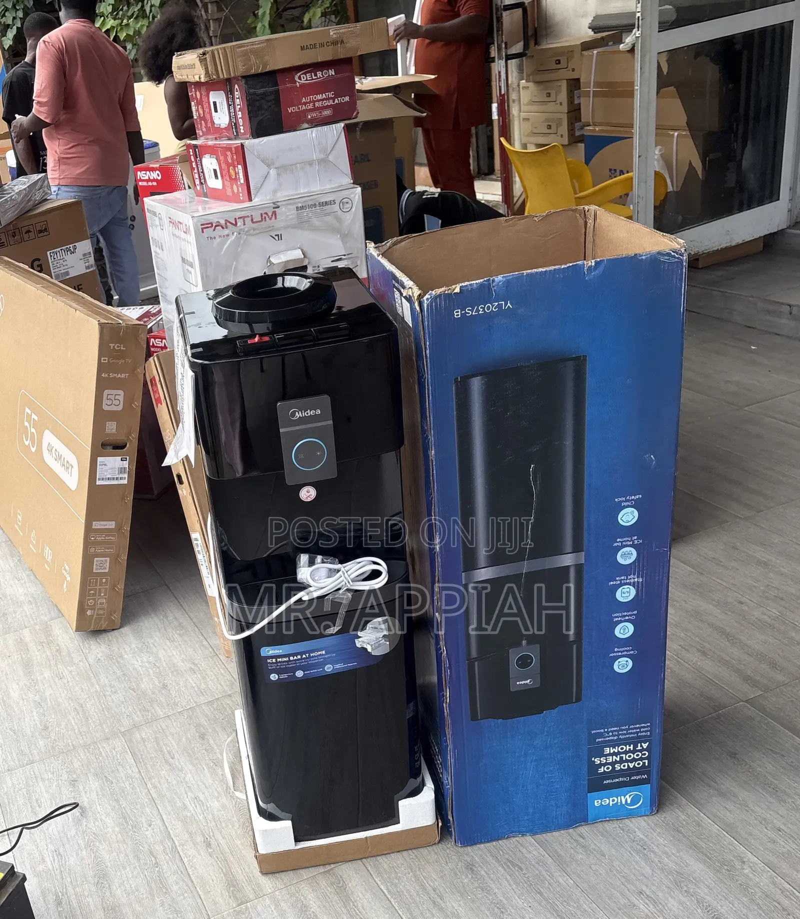 Quality Cooling Midea 3 Tap Water Dispenser(Black).