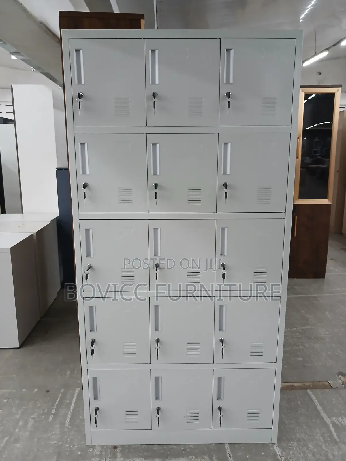 15 Lockers Office Cabinet