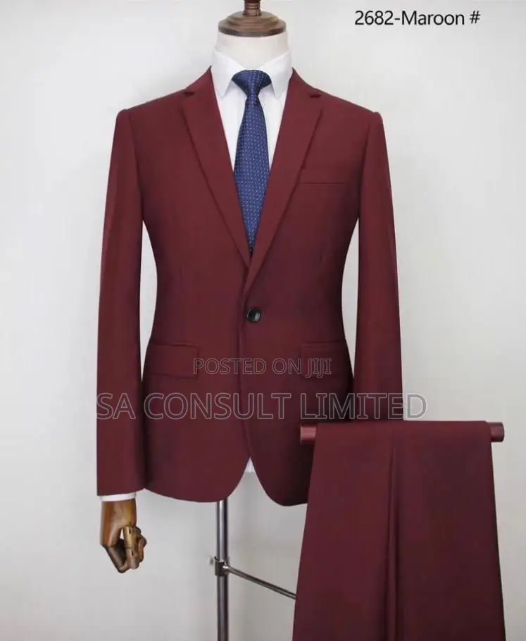 Two(2)pieces Wine Suits for Men