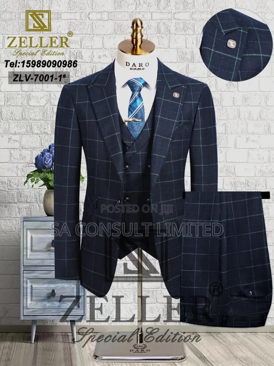 Quality Three(3)pieces Suits Are on Sale
