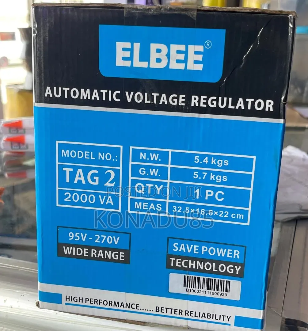 Elbee 2000W Automatic Voltage Stabilizer