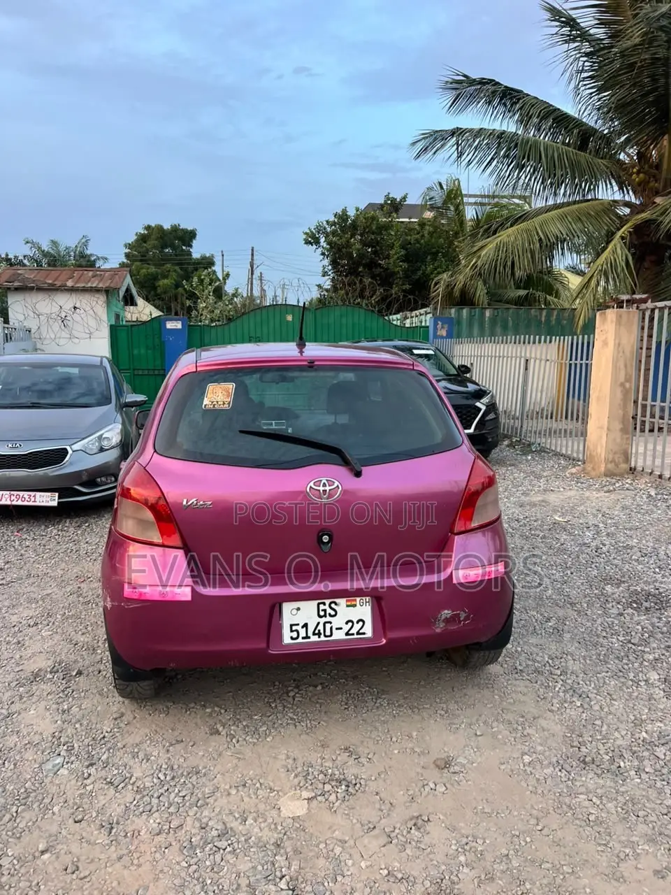 Toyota Vitz 1.0 FWD 3dr 2008 Pink