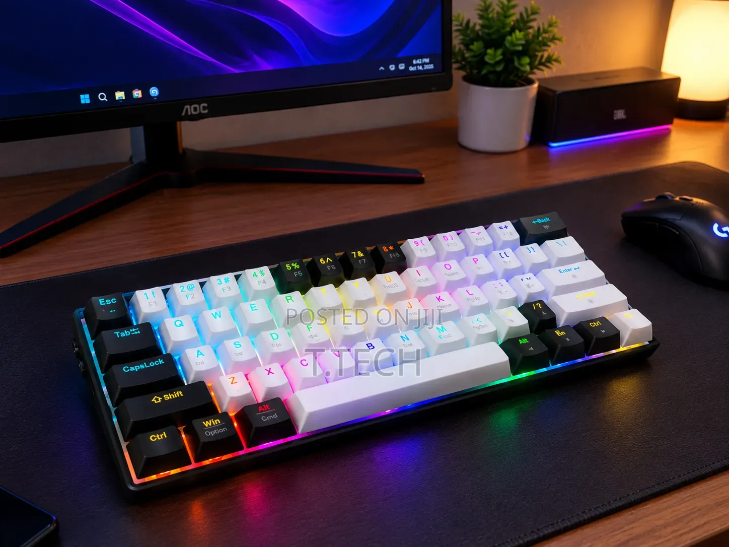 60% Compact Tri-Mode Wireless Mechanical Keyboard