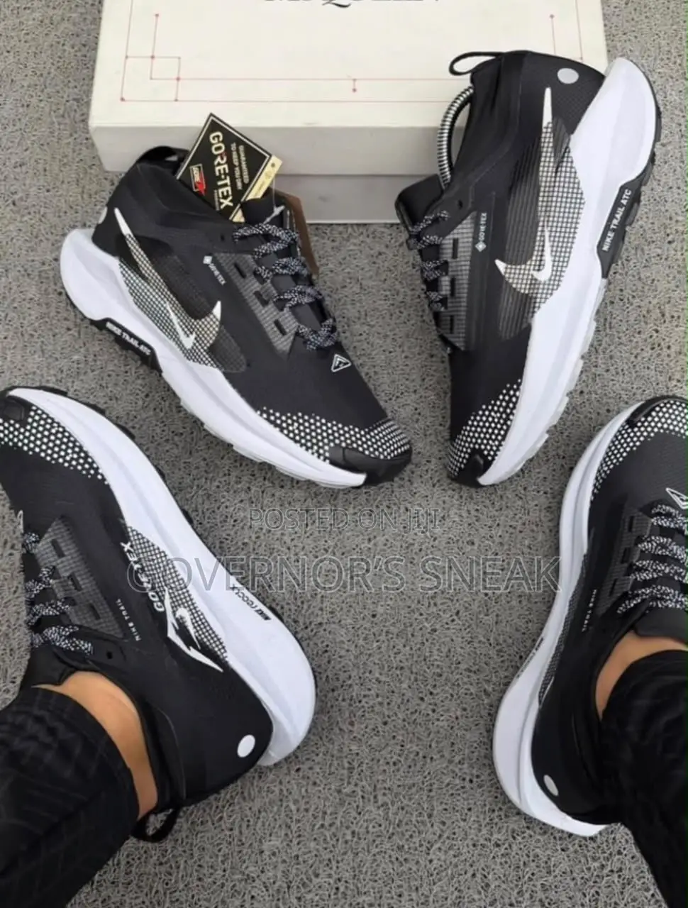 Nike ReactX Pegasus Trail 5 Gore-Tex Black