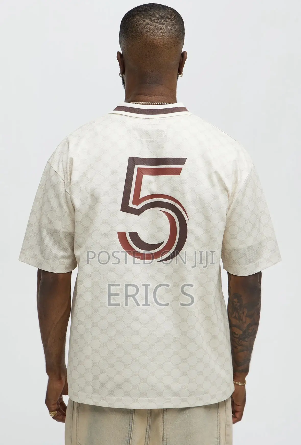 Saints Johnny Collar Soccer Jersey – Ivory