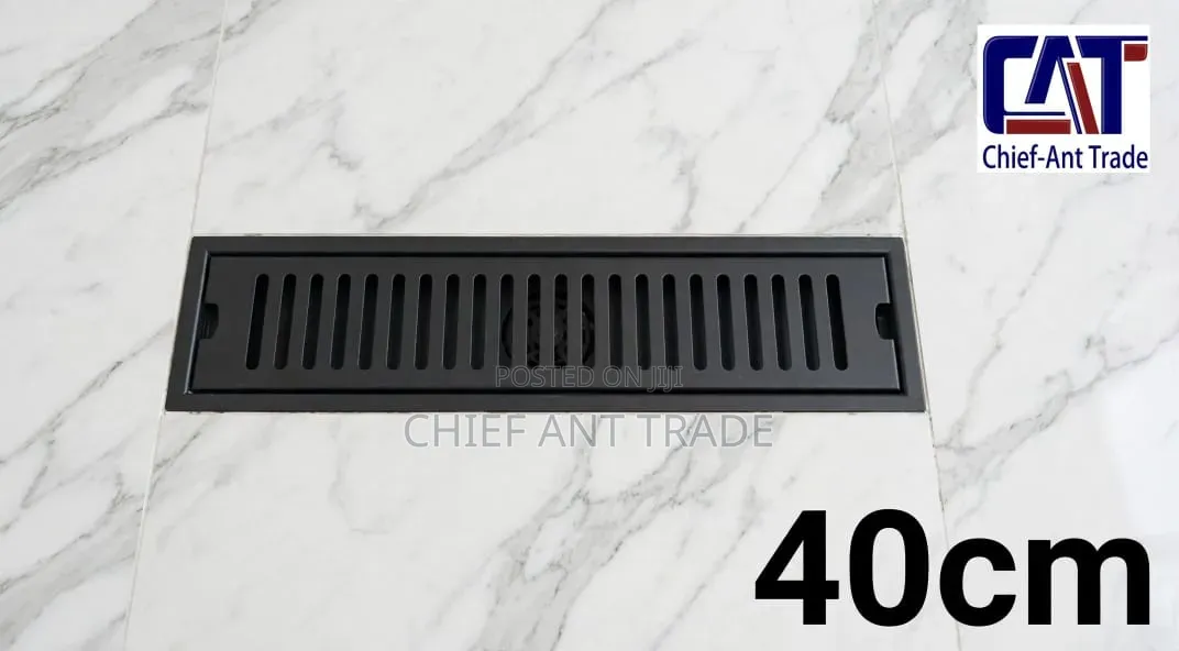 Floor Drains 40cm Black T640k-3