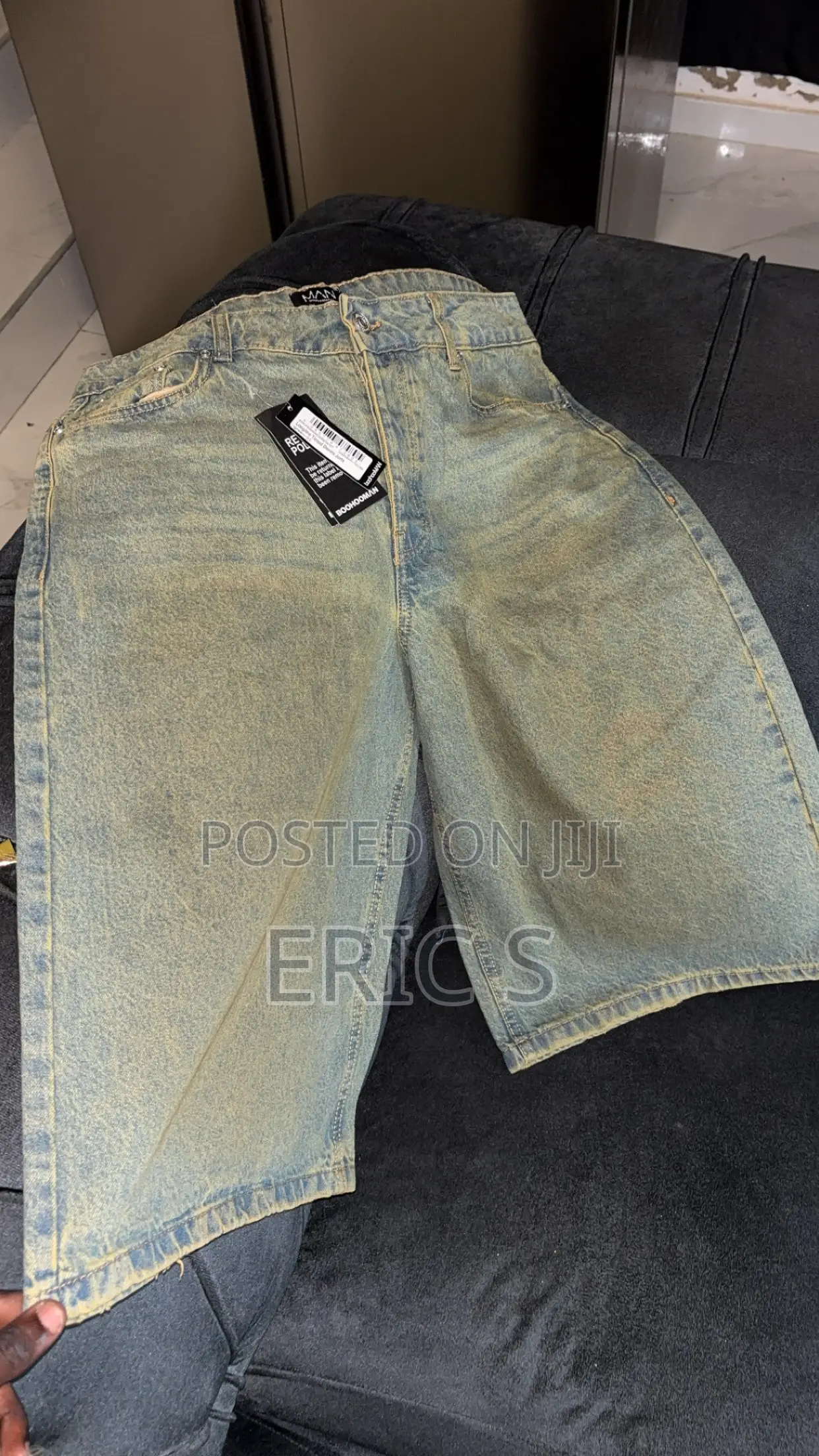 Longline Tinted Denim Jorts