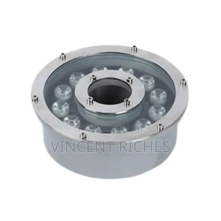 12watts RGB Under Water Fountain Light With RF Remote Control