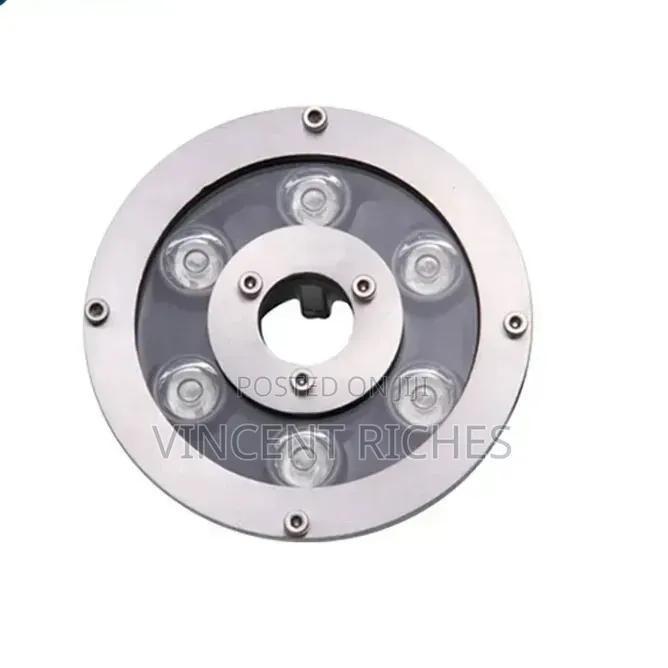 6 Watts RGB Under Water Fountain Light With RF Remote Control