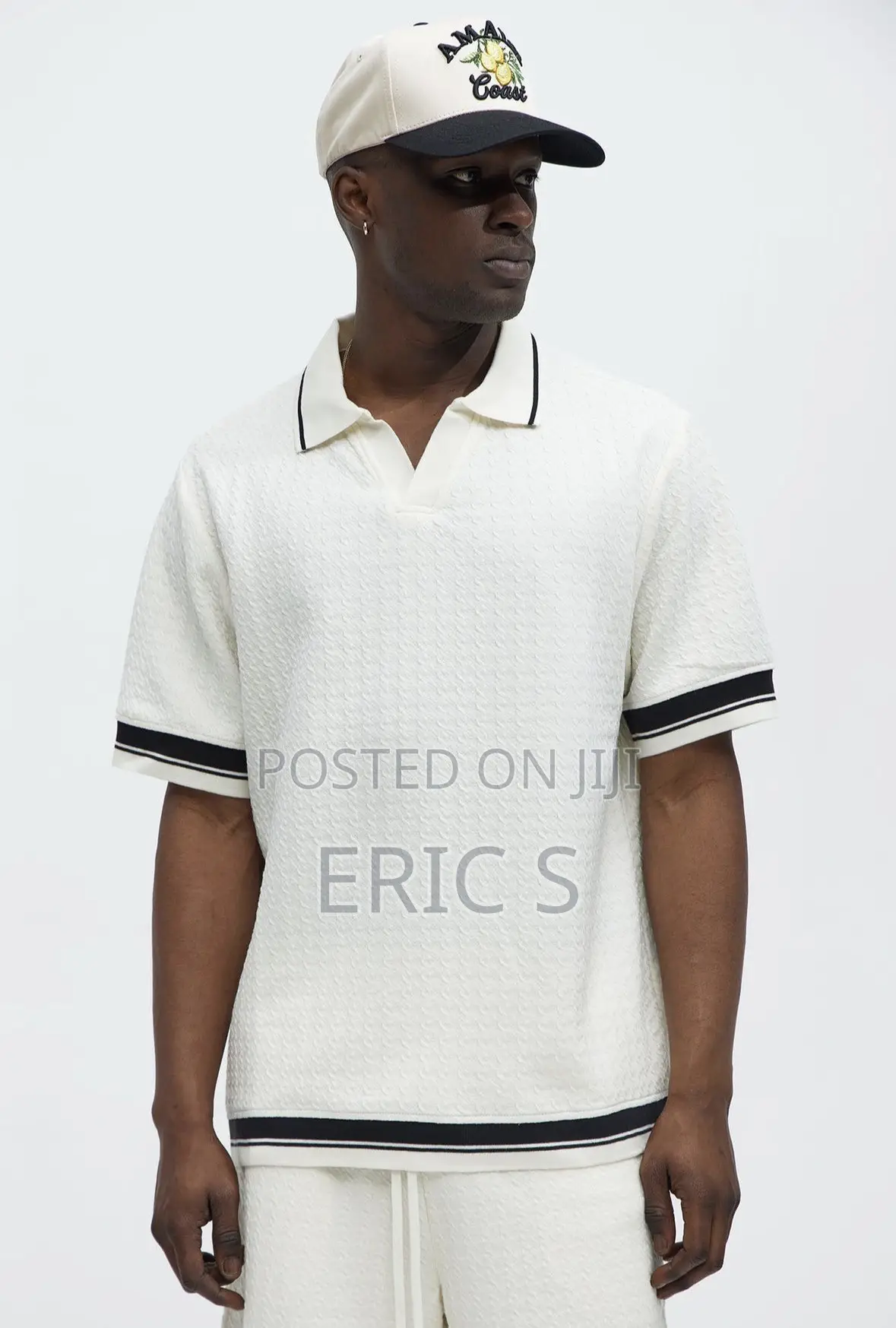 Princeton Textured Shirt and Shorts– Cream