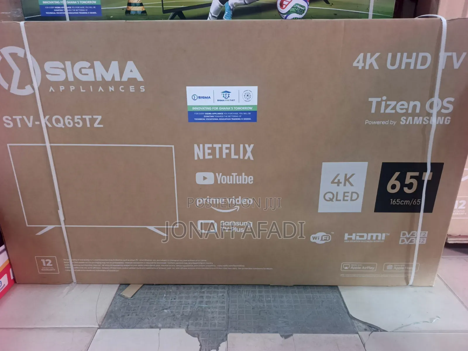 Sigma QLED 4K Smart Android Digital Frameless TV