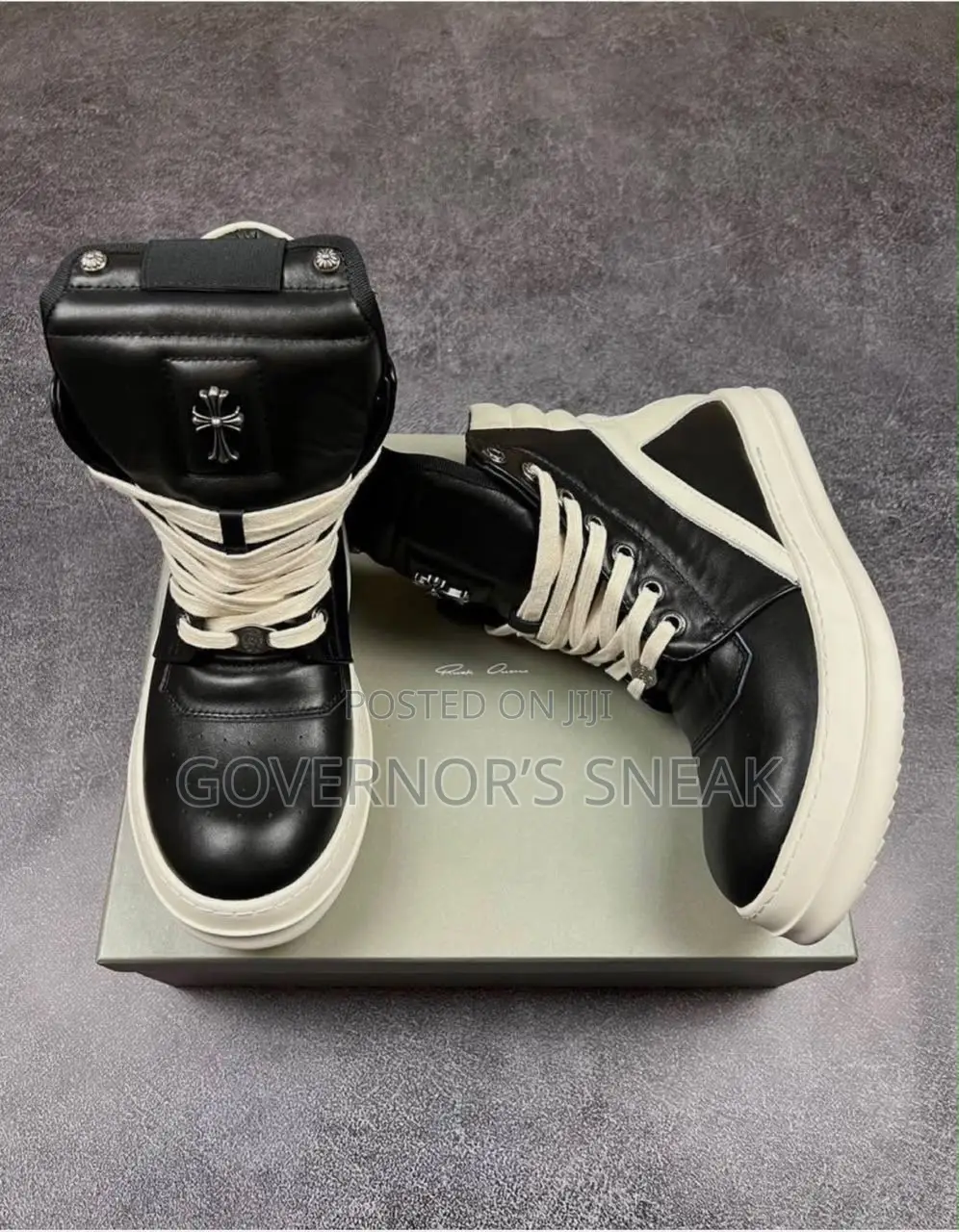 Rick Owens X Chrome Hearts Geobasket