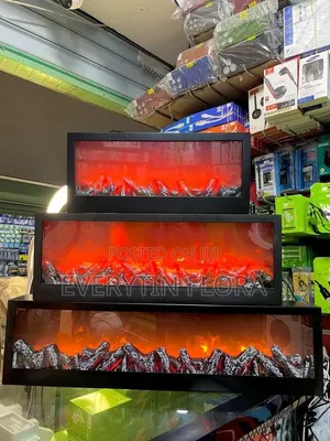 LED Artificial Fireplace Lantern