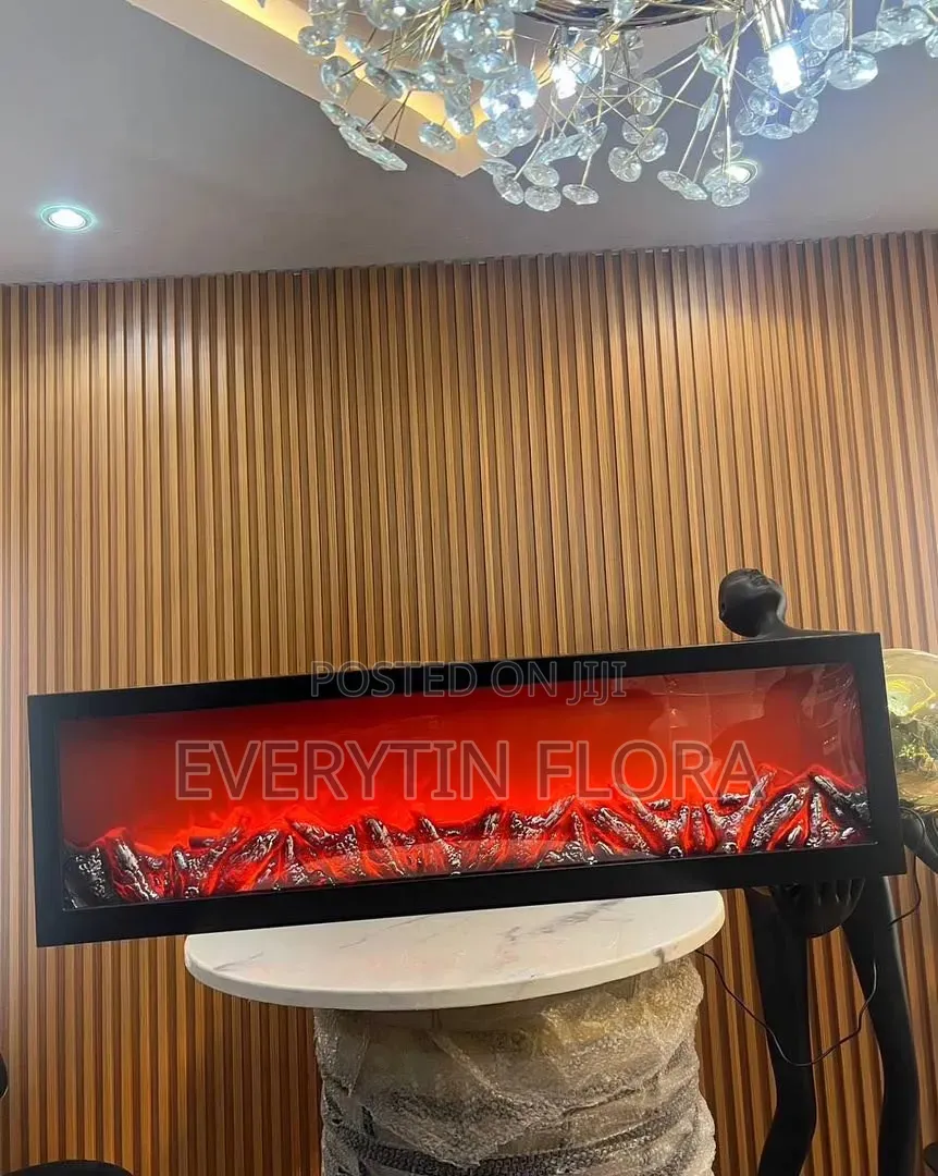 LED Artificial Fireplace Lantern