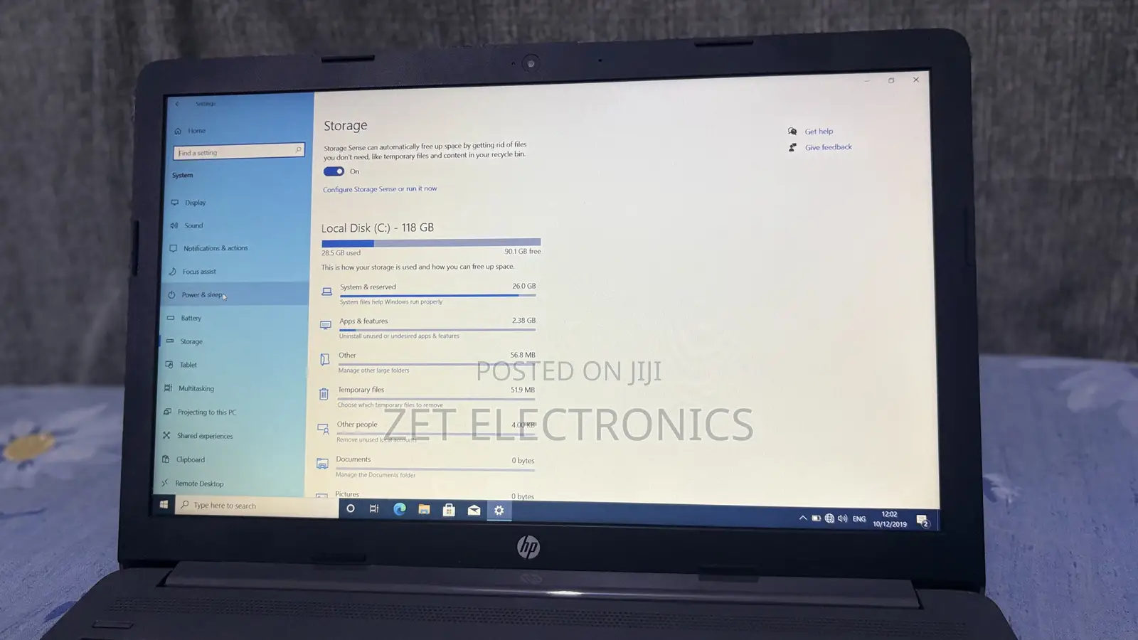 Laptop HP 15 8GB AMD A4 SSD 128GB