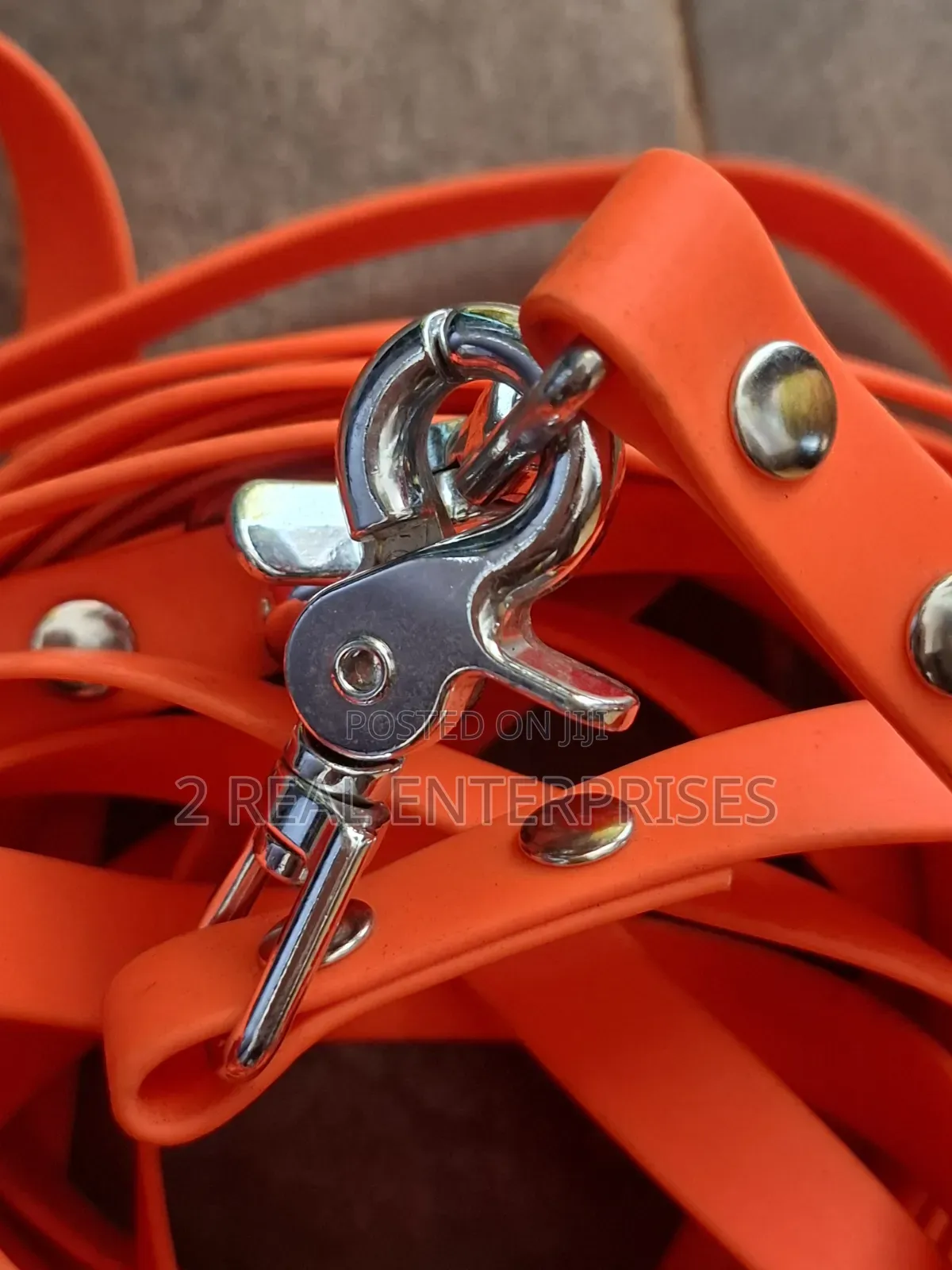 10m Waterproof High-Vis Orange Dog Training Tracking Long Lead