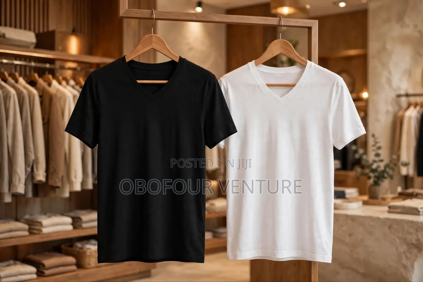 Gildan v-Neck From Usa Available in Black and White