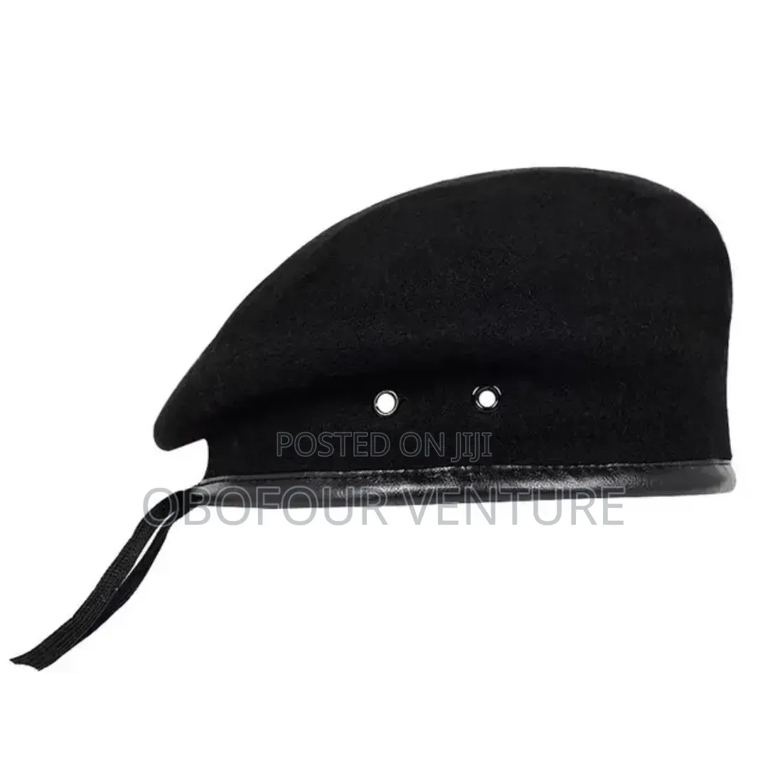 Men Wool Blend Military Berets Cap Army Hat Soldier Fancy Dress. GHMLI